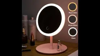 LED Makeup Mirror Light Vanity Light Adjustable Touch Dimmer USB Rechargeable Portable Ringlamp Ligh