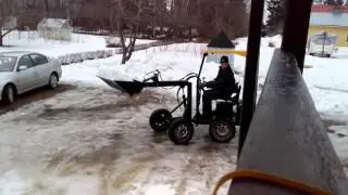 Homemade mini hydraulic loader