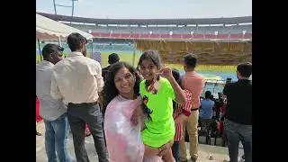 @vrajith1 Bhavan's primary sports day - Padmavathi &team won Gold for Obstacles cross competition 
