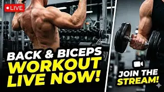 Panda Fitness is back 💪🏻 biceps workout 💪🏻 live