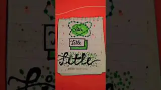 Title Header ideas || decorative Heading ideas #shorts