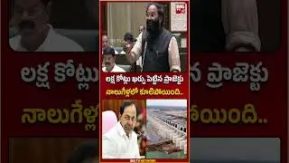 లక్ష కోట్లు ఖర్చు పెట్టిన ప్రాజెక్టు నాలుగేళ్లలో కూలిపోయింది.. | #ytshorts #bigtvmedak