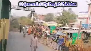 Jaffer Express Intering In Gujranwala City And Railway Station | Train Travel | Pakrail branch line