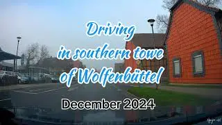 Driving in the southern of Wolfenbüttel December 2024