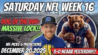 Eagles vs Commanders & Packers vs Bears Saturday Night Football Picks Today Week 16 | Free NFL Picks