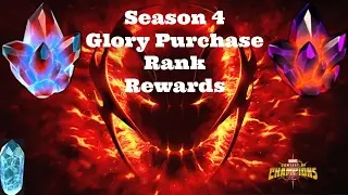 ALLIANCE QUEST SEASON 4 RANK REWARDS,GREATER GLORY AND MAP 6 CRYSTALS! (Marvel Contest Of Champions)