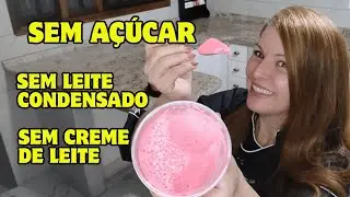 Como Fazer MOUSSE de MORANGO | R&aacute;pido, F&aacute;cil, Gostoso e GASTANDO POUCO