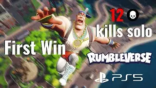 Rumbleverse Gameplay PS5 - FIRST WIN *INTINSE* FINAL CIRCLE