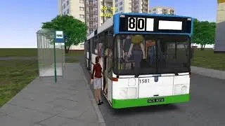OMSI 2: Fiction Szczecin - Volvo B10MA Carrus City #1581 - Linia: 80 - Kierunek: Zakłady Piekarnicze