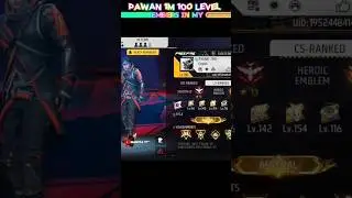 FREE FIRE 🌎 NO.1 FAST 100 LEVEL😱PAWAN 1M 🔥 GUILD MEMBERS IN MY GROUP 😎#short#viral#trending#akshyayt