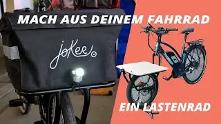Verwandle dein Fahrrad mit der Cargo-Gabel von Joker Bike