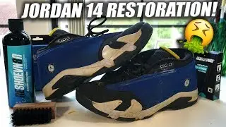 Jordan 14 Low Full Restoration | A Quick Thrift Fix: Trash to Treasure