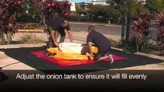 Onion Tank Demonstration by Fabric Solutions Australia