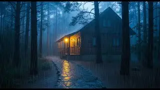Cozy Sound of Rain│Relax│Calm│Peaceful│Rain sounds for sleeping