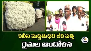 Crash of Cotton Price | Farmers Concerned at Khammam | పత్తికి ఆశించిన ధర పలకడంలేదని రైతుల ఆవేదన