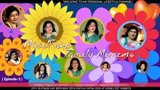 MYSELF AND FAMILY MOMENTS | My Love For Sarees | Lockdown Moments | City Outings | Episode-3