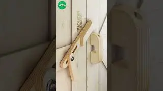 Clever Wooden Door Lock