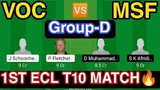 VOC vs MSF Dream11 Team, MSF vs VOC Dream11 Prediction, VOC vs MSF dream11, Players Stats, SL Team
