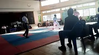 NAIROBI KARATE 6TH PREMIER LEG     SEMI FINAL 2 ANDREW OCHIENG    (AKA) VS ABDALAH SWALEH   (AU)