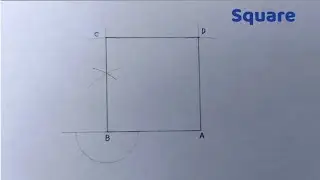 How to construct a square when the length of side is given