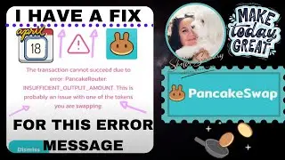 ElonGate - Insufficient Output Amount Error (Solved!) #pancakeswaperror #insufficientoutputamount