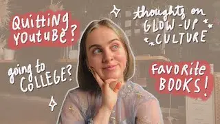 Q&A | College plans, my future on YouTube (??), thoughts on 