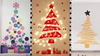 🎄ARBOLES DE NAVIDAD ADHESIVOS🎄 para tener el espíritu navideño en casa sin ocupar nada de espacio