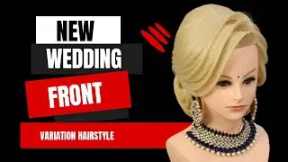 Professional bridal hairstyle front variation / wedding hairstyles / advance front variation