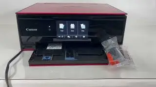Canon Pixma TS9120 All-in-One Inkjet Printer/Scanner Red - Cosmetic Condition