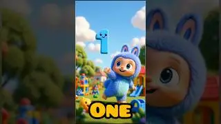 Fun Way to Learn Numbers 1-10 | Cartoon Counting for Toddlers 👶#shorts #shortsfeed #viral