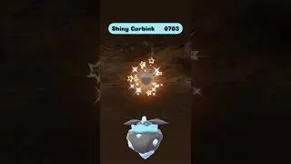 Shiny Carbink ✨ 0703 caught in the wild with Isolated Encounter in Pokemon Scarlet