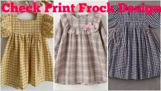 Check Print Frock Design | Latest Check Print Frock Design | Frock For Babies
