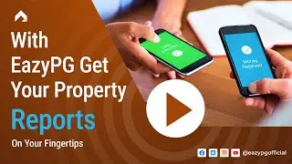 Reports and Accounting is not a task now | Download EazyPG and get Reports on your fingertips.