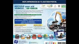 Register to #recycle  your old vehicle at MSTC's #ELV portal.