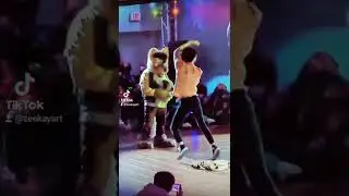 the difference between dance comps at furry conventions! #floorwars #furryfandom #fursuiter