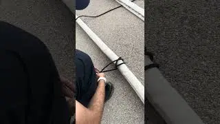 Hoisting a charged Hoseline