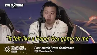 G2 Esports (PRX vs. G2) Post-Match Press Conference at VCT Champions Paris 2025