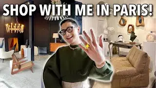 HOME DECOR SHOPPING IN PARIS FLEA MARKET. STAYED AT THE PALACE OF VERSAILLES- AND I SAID YES! VLOG