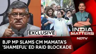 BJP's Ravi Shankar Prasad Slams Mamata Banerjee's 'Shameful' ED Raid Blockade