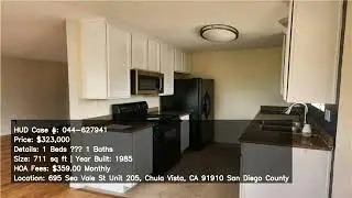 044 627941 695 Sea Vale St Unit 205 Chula Vista CA 91910 San Diego County