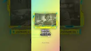 Animated Cyberpunk 2077 inspired Webcam Overlay for Twitch Streamers #twitch #shorts #streamer