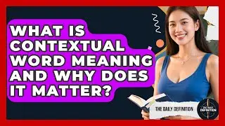 What Is Contextual Word Meaning And Why Does It Matter? - The Daily Definition