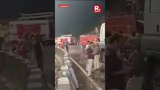 Gas Tanker Overturns At Mumbai-Pune Expressway, Traffic Paralysed