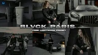 Blvck Paris Preset - Lightroom Mobile Preset | Moody Black Preset | Black Preset