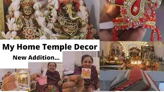 My Home Temple Decoration || Mahashivratri VLOG || Holi Shopping Started  ||  New Addition in Mandir