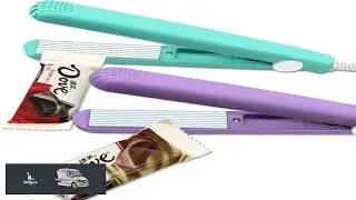 2 PACK Mini Bag Sealer Heat Seal Handheld Food Sealer Bag Resealer