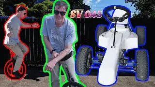 Learning to Ride a Unicycle & Go-Kart Electrical Upgrades