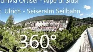 Funivia Mont Seuc 360&deg; Seilbahn - Val Gardena - Gr&ouml;den - Ortisei-Alpe di Siusi Seiseralm