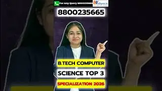 B.Tech CSE Top 3 Specializations 2026 | Highest Salary & Future Scope 🔥 Must Watch for Engineers
