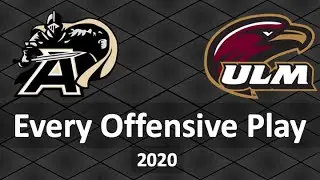 Army v ULM 2020: Every Offensive Play